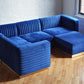 Modern modular sectional with a modern look that can be configured to your specifications.