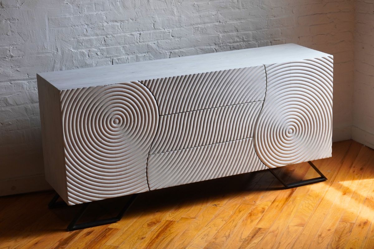 White credenza - mid-century modern