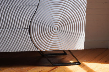 sideboard cabinet - birch white