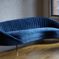 Monroe Curved Serpentine Asymmetrical Sofa