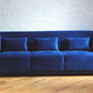 harmony modern sofa - navy blue velvet - brooklyn space 