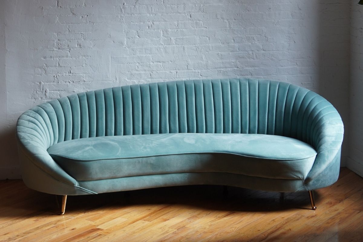 Monroe Curved Mid-Century Modern Sofa – Brooklyn Space Mid-Century