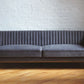 stately sofa grey velvet